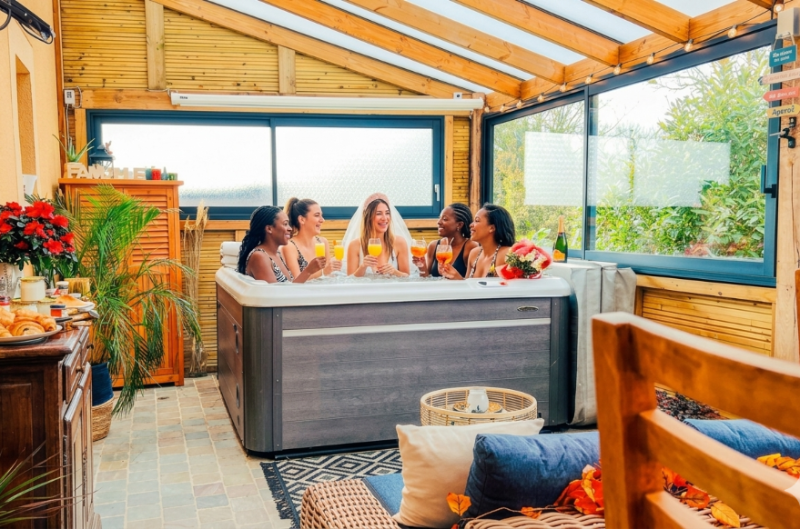 Représentation de l'activité Hébergement avec jacuzzi