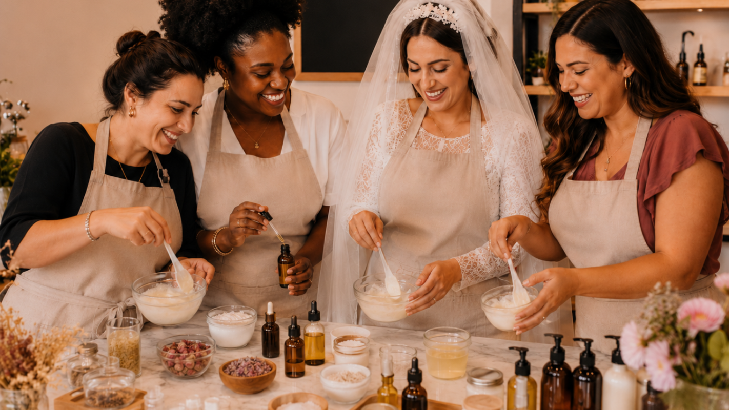 Ateliers DIY EVJF Paris : Le Guide Créatif Tu organises un EVJF à Paris ? L'atelier cosmétique est parfait. Voici mes conseils d'experte pour un moment créatif réussi et sans le moindre stress.