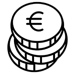 Vue de pièces de monnaie